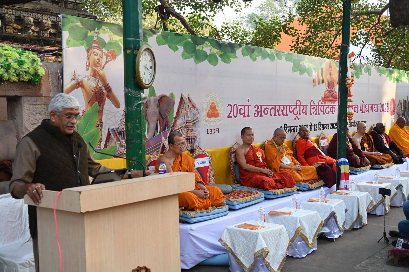 India Hosts the 20th International Tipitaka Chanting Ceremony as Part of Syama Prasad Mookerjee Commemoration