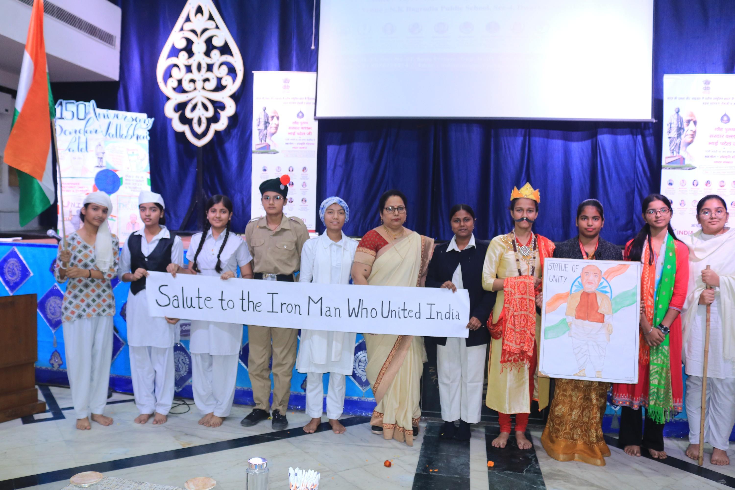 Ministry of Culture and INDIA-AIDS NGO Commemorate 150th Birth Anniversary of Sardar Vallabhbhai Patel through two-day school programme
