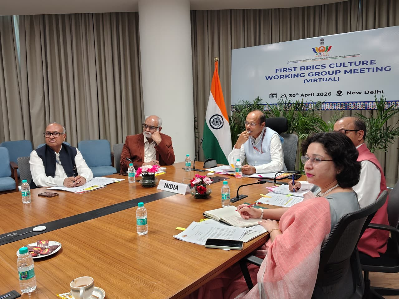 Ministry of Culture Chairs the 1st BRICS India Culture Working Group Meeting (Virtually) Under Its 2026 Presidency