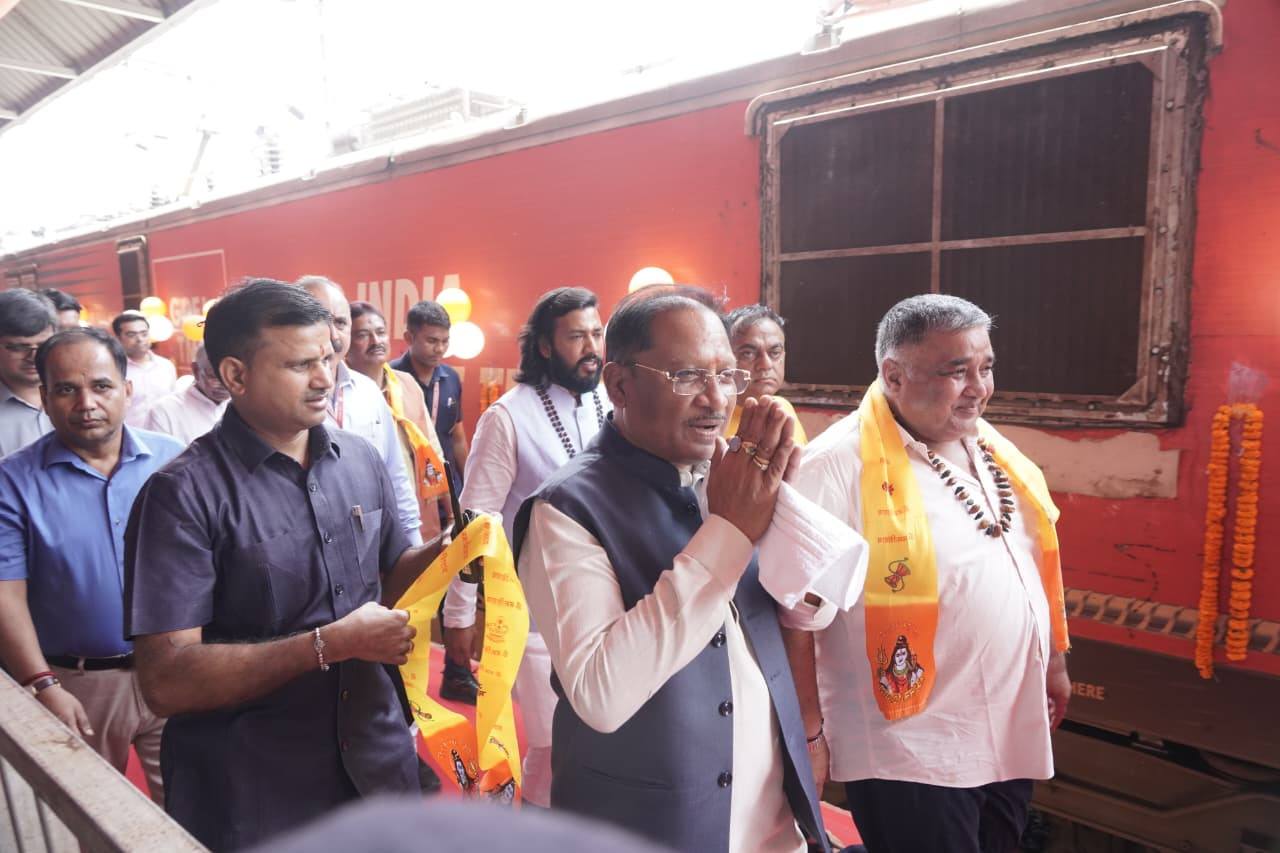 'Somnath Swabhiman Yatra' Carrying Sacred Soil & Water of Tandula River Flagged Off from Raipur by Hon'ble CM of Chhattisgarh Shri Vishnu Deo Sai