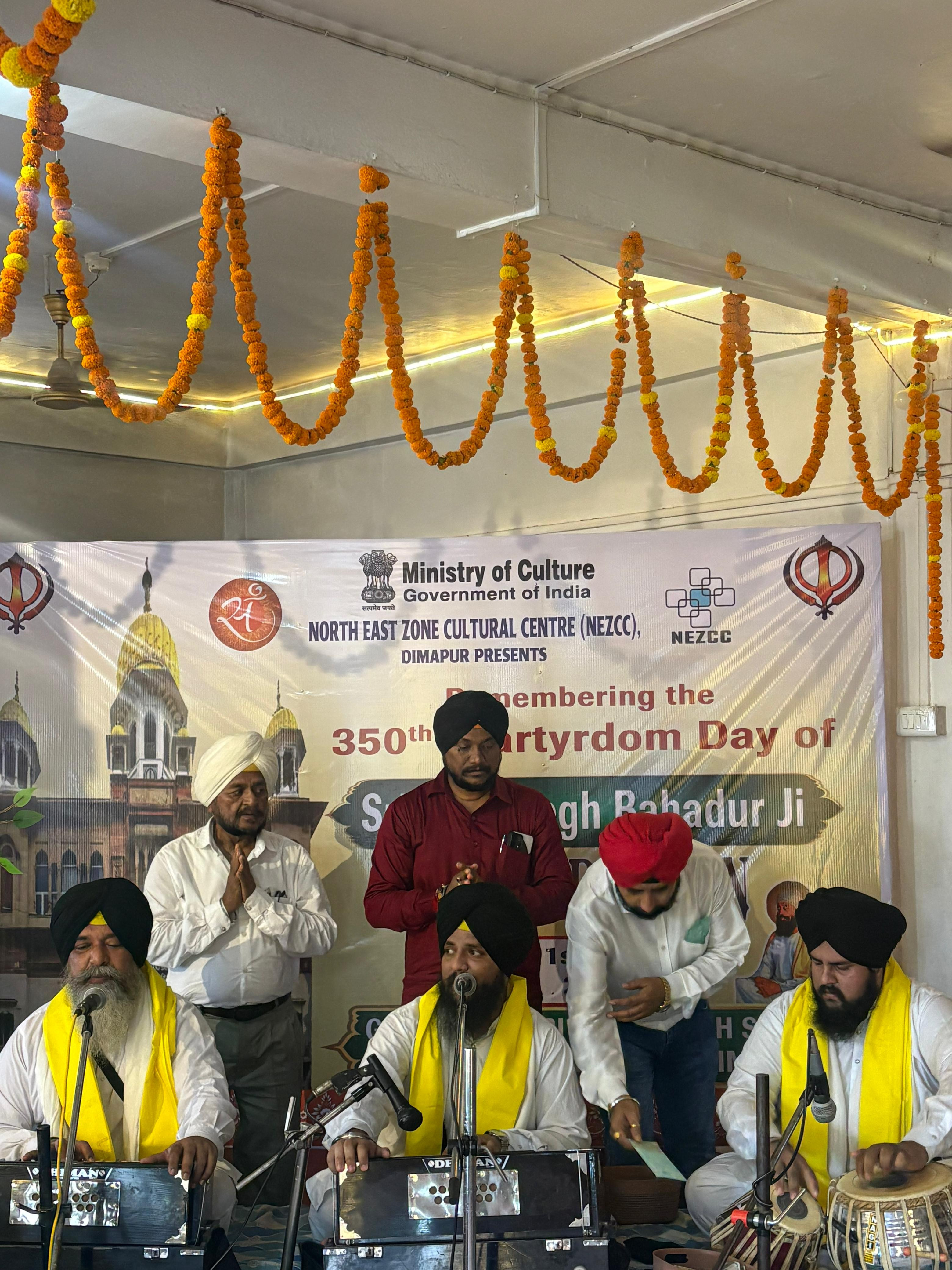 Ministry Of Culture Marks Observance of 350th Year of Sri Guru Tegh Bahadur Ji’s Martyrdom With A Dedicated Programme in Hojai, Assam by NEZCC