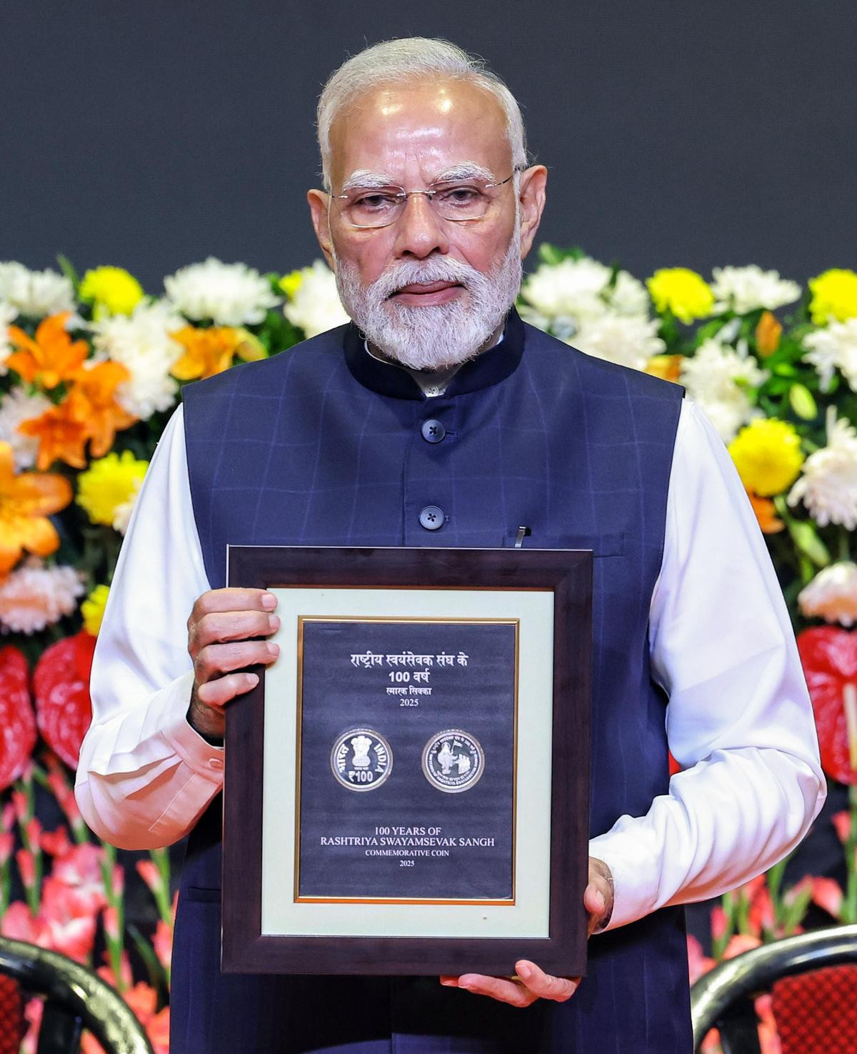 PM Attends RSS Centenary Celebrations and Unveils Commemorative Coin and Stamp