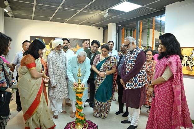 Inauguration of Mann ki Baat Art Exhibition at IGNCA, New Delhi