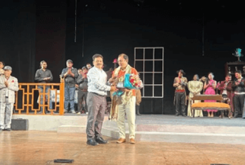 Glimpses from the ongoing NSD Repertory Theatre Festival at Abhimanch Auditorium, Delhi.