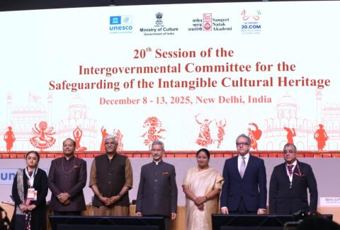 20th Session of UNESCO Intergovernmental Committee on Intangible Cultural Heritage Commences at Red Fort, New Delhi