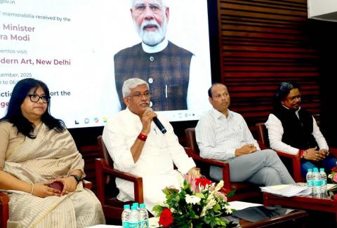 Highlights from PM Mementos 2025 media briefing with Hon'ble Minister of Culture and Tourism Shri Gajendra Singh Shekhawat