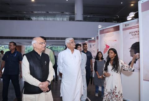 Hon'ble Minister of Culture and Tourism, Shri Gajendra Singh Shekhawat attended intergenerational dialogue program 'Emergency@50' in New Delhi