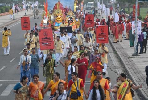 Ministry of Culture and Bharat Bharati Organise Grand National Unity Procession in Jaipur to Mark 150th Birth Anniversary of Sardar Vallabhbhai Patel