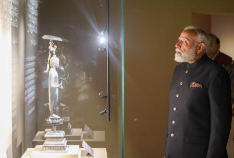 Prime Minister Shri Narendra Modi Inaugurates International Exposition of the Sacred Piprahwa Relics