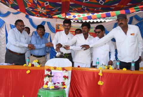 Ministry of Culture and Health Educational & Agricultural Development Society Mark 125th Birth Anniversary of Dr. Syama Prasad Mookerjee in Tumkur