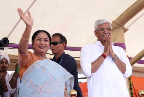 Union Minister of Culture Shri Gajendra Singh Shekhawat and Delhi CM Smt. Rekha Gupta Flag Off Somnath Swabhiman Parv Yatra from Delhi