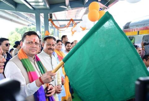 Hon'ble CM of Uttarakhand Shri Pushkar Singh Dhami Flags Off ‘Somnath Swabhiman Parv Yatra’ in Dehradun Under Ministry of Culture’s Initiative